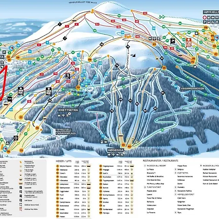 Mountain Lodge, Topptrysil 6+1 Guest -skihytta *